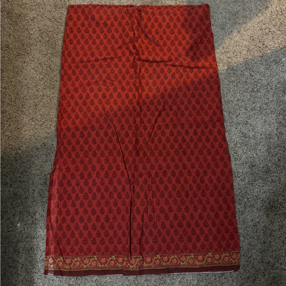 Vintage 90s Abercrombie midi drawstring skirt